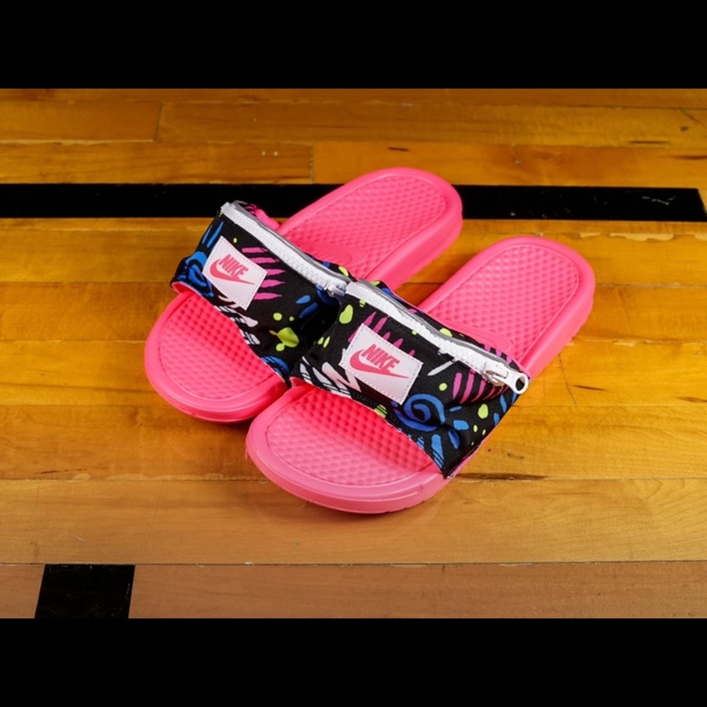 Nike Benassi JDI Fanny Pack Slides - Picture 9 of 10